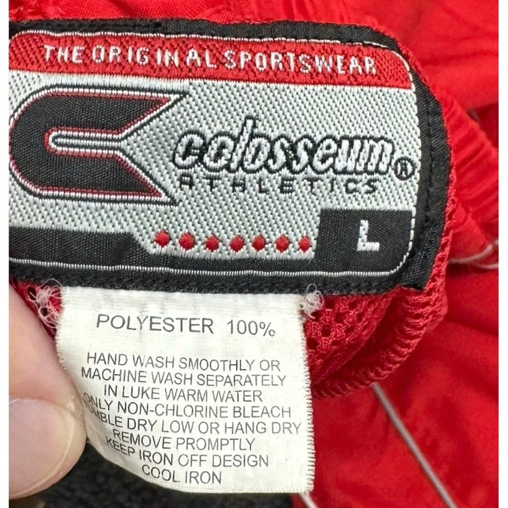 Vintage Colosseum Athletics Ohio State Track Pants Embroidered Team Logos Size L